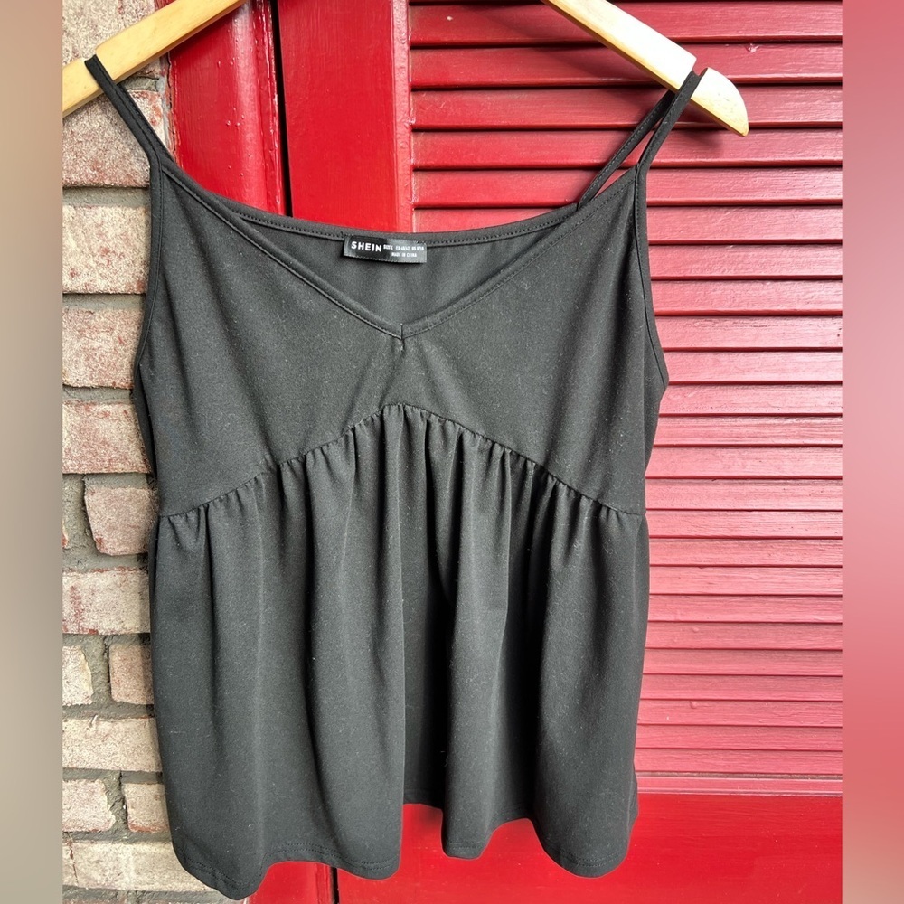 SHEIN Large Black Baby Doll Tank Top - Picture 5 of 6